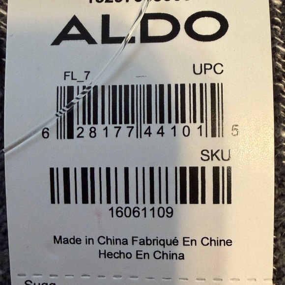 NWT Aldo Glamverse Faux Black Croc / Crossbody 35“ Belt Chain Bag Black Hardware - Picture 9 of 9